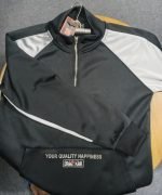 Winter Special Black & Silver Contrast Jacket & Joggers Set - Image 3