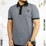 Eid Special Export Quality Premium Printed Polo Shirt: ATX 222/223 (Cream/Ash) - Image 3